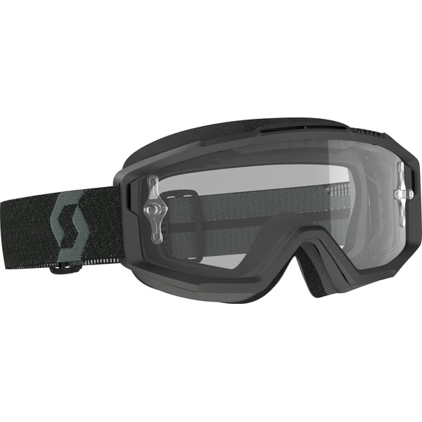 SCOTT 285537-0001113 Split OTG Goggle, Black with Clear Works Lens
