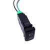 WeiSen Push Switch with Fog Lights Symbol Blue Backlight ON-Off