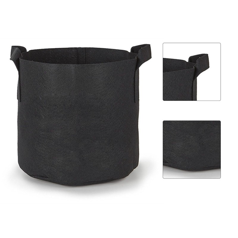 5pcs Grow Bag 5 Gallon Breathable Thickened Plant Fabric Pots