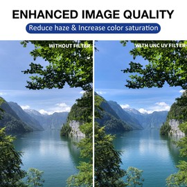 Walking Way 58mm UNC UV Filter Ultra Thin Multi-Nano Coating Super Slim MRC UV Filter Protective Filter Nano Screw Filter