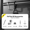 Stair Handrail Kit,4FT Heavy Duty Wall Mounted Railing System 304