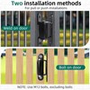 Riyhch Heavy Duty Gate Hinge 7 inch, Black Outdoor Bolt