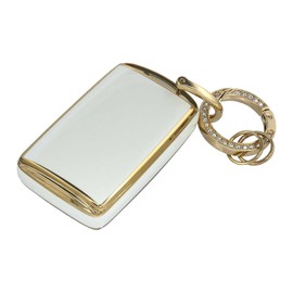 SKYBELL Key Case, Mazda Key Cover, CX-5, CX-8, CX-30, and Other Mazda, Smart Key, TPU Full Cover, Car Skybell, white