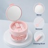 Retainer Cleaner Case, Retainer Case for Women Teen Girls, 3-in-1