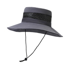 Roinaid Fischerhüte,Sonnenhut Damen Faltbar,Safari Hut Herren,Fischerhut Damen,Anglerhut,Sommerhut mit Breiter Krempe,Schnelltrocknend und Faltbar Geeignet für Outdoor,Wandern,Camping,Angeln
