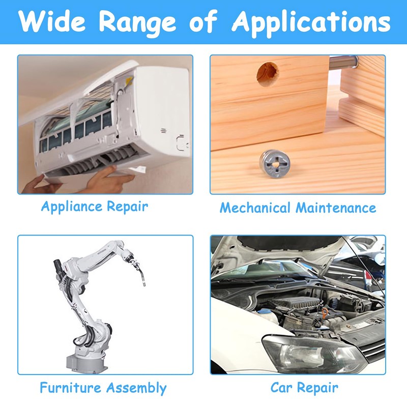 12 Pcs Screwdriver Bit Set, Magnetic Screw Driver Power Drill