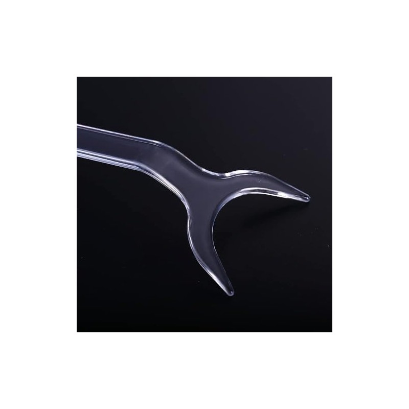 MIBICIRI 2 Pcs Dental Photography Retractors,Clear Orthodontic Lip Retractor (Large+Small)