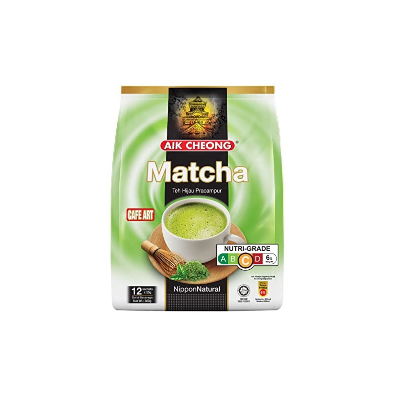 Aik Cheong Matcha (12 sachets x 25g) 300G