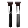Reazana Makeup Brushes 2pcs Kabuki Brushes Powder Foundation Blush Brush