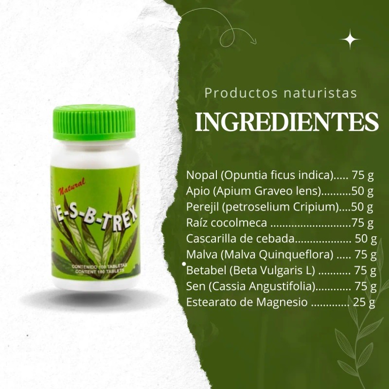 Trex Suplemento Bajar Peso Adelgazar Naturista Sabor