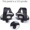 Exercise Bike Pedals with Bike and Indoor Stationary Exercise Bike,