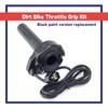Dusledel Black Paint Version Carbon Fiber Twist Throttle Handle with
