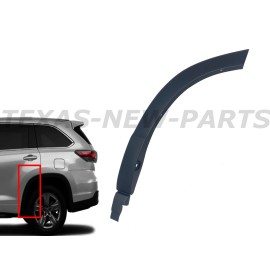 Texas-E-Parts Fits 2014-2019 Toyota Highlander Rear Left Door Trim Molding Driver Side LH