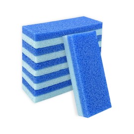 YOLCAR 6Pcs Pumice Stone, Foot Scrubber for Smooth and Comfortable Exfoliation, Ideal for Home and Salon Personal Care, Blue