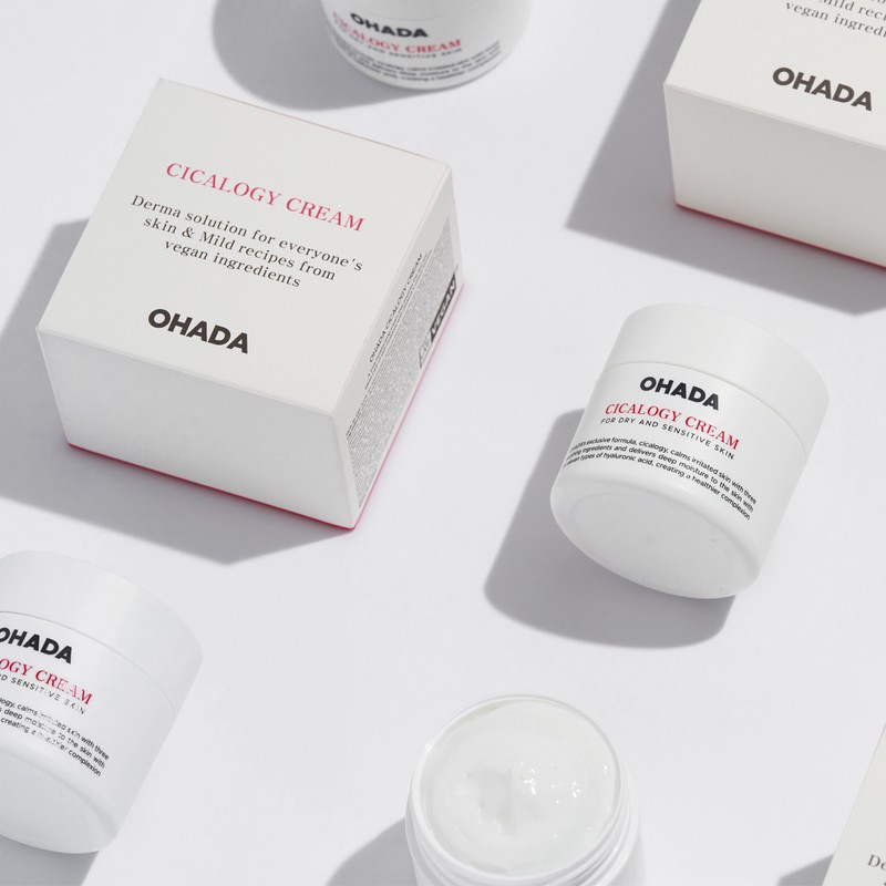 오하다 [72시간찬스]오하다 시카로지 크림 진정 보습 수분 비건 크림 80ml