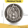 Memento Mori Challenge Coin 5-Pack – Grim Reaper and Serenity