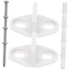 Ciieeo 2pcs Barn Door Guide Stopper Floor Track Stop Supply