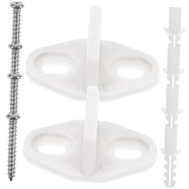 Ciieeo 2pcs Barn Door Guide Stopper Floor Track Stop Supply for Sliding Doors Easy Installation Reliable Pom Material Enhances Home Aesthetic