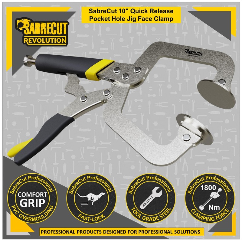 1 x SabreCut SCPHJC001 10" Quick Release Pocket Hole Jig