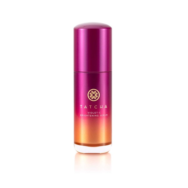TATCHA Violet-C Brightening Serum | 20% Vitamin C + 10% AHAs | Pure Ingredients to Help Soften & Smooth for More Radiant, Even-Toned Skin | 1 oz