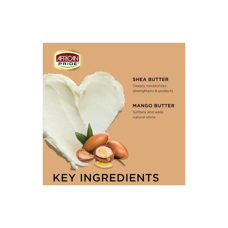 African Pride Shea Miracle Silky Curls Hair Moisturizer - Contains