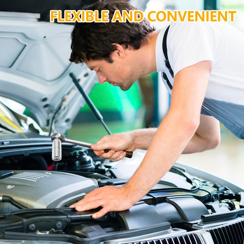 PLALEI Oil Pressure Sensor Socket, 1 1/16 Socket Switch Fits