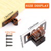 2 Pack Cabinet Latch Double Roller Catch for Cupboard Closet