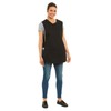 Ladies Plain With Matching Piping Tabard Apron Overalls Front Pocket