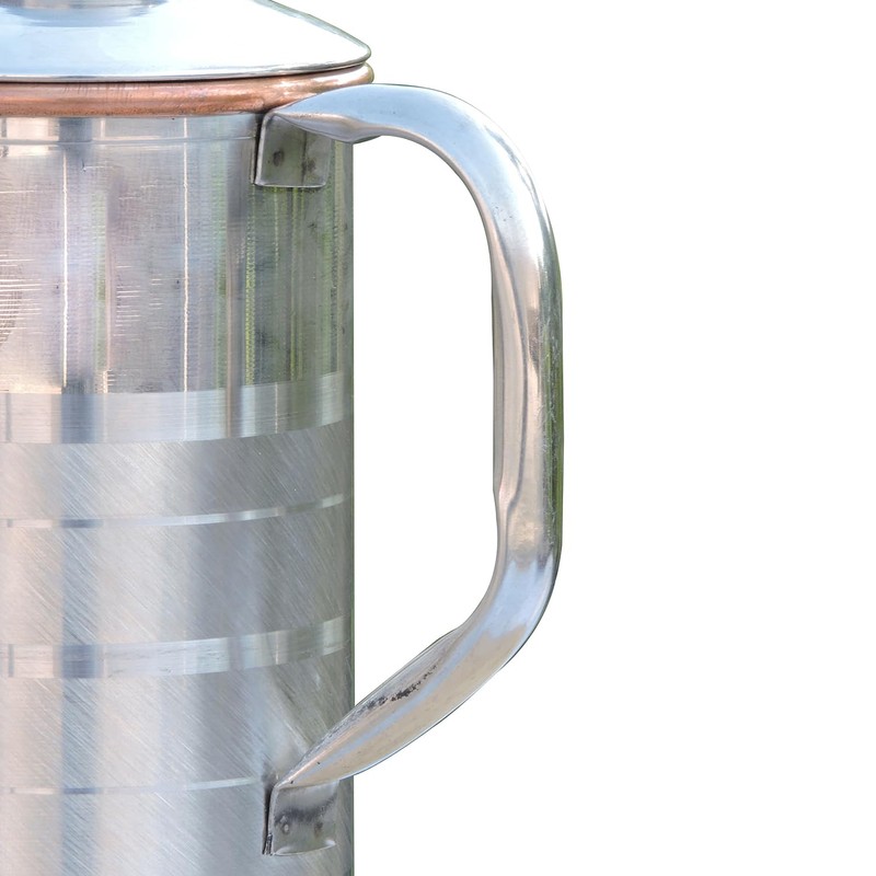 Copper and Stainless Steel Jug | Outer Stainless Steel and