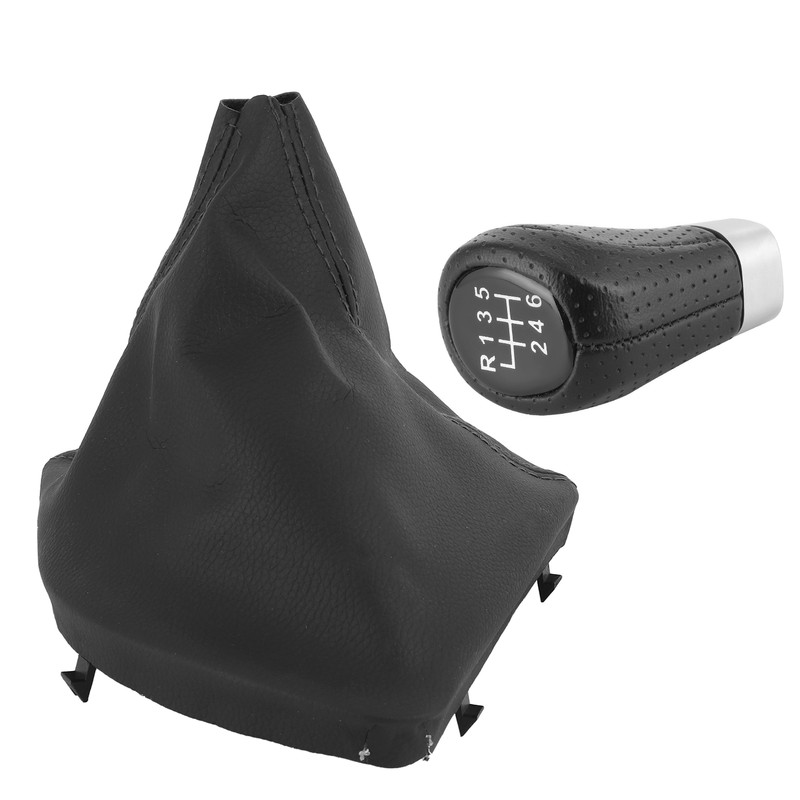 6 Speed Car Shift Knob with Dustproof Cover Fit for