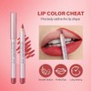 Juego de lápices delineadores de labios, 4 Uds, resistente agua,