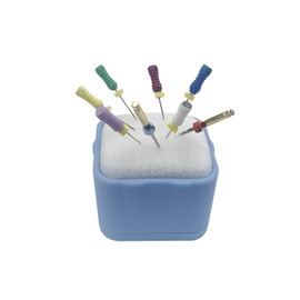 Endo File Clean Stand, YOUYA DENTAL Instant Detailing File Cleaning Sponge Dental Endodontics Cleaning Holder High Temperature Resistance Professional Sponge Box Ring Organizer Rack Refill Cushion