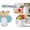 Comfify Wide Mouth Mason Jar Utensil Holder Decorative Kitchenware Organizer