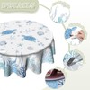 Imiss Sea Turtle Beach Round Tablecloth 60 Inch Nautical Themed