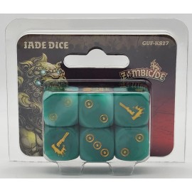 C-MON Zombicide: White Death Jade Dice Kickstarter Exclusive Green Horde Black Plague