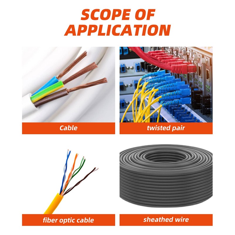DIFFLIFE 10-22 AWG Wire Stripper Cutter Wire Stripping Tool And