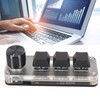 USB Mini 3 Key Keypad with Knob DIY Programmable Type