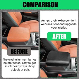 ANMOSVO Center Console Cover for Kia Carnival 2026 2025 2024 2023 2022 - Scratch-Resistant & Stylish Interior Upgrade Armrest Middle Console Cover for Kia Carnival Interior Accessories