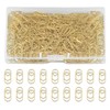 Pack of 200 Paper Clips Heart Mini Metal Clips with