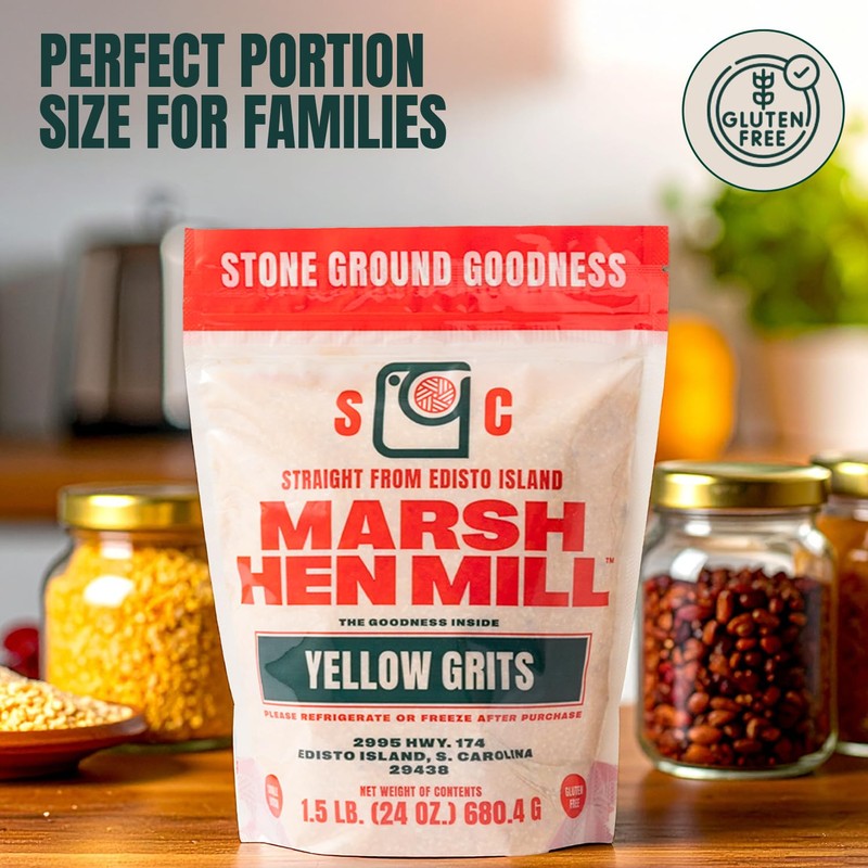 Marsh Hen Mill Sea Island Yellow Grits | Stone Ground