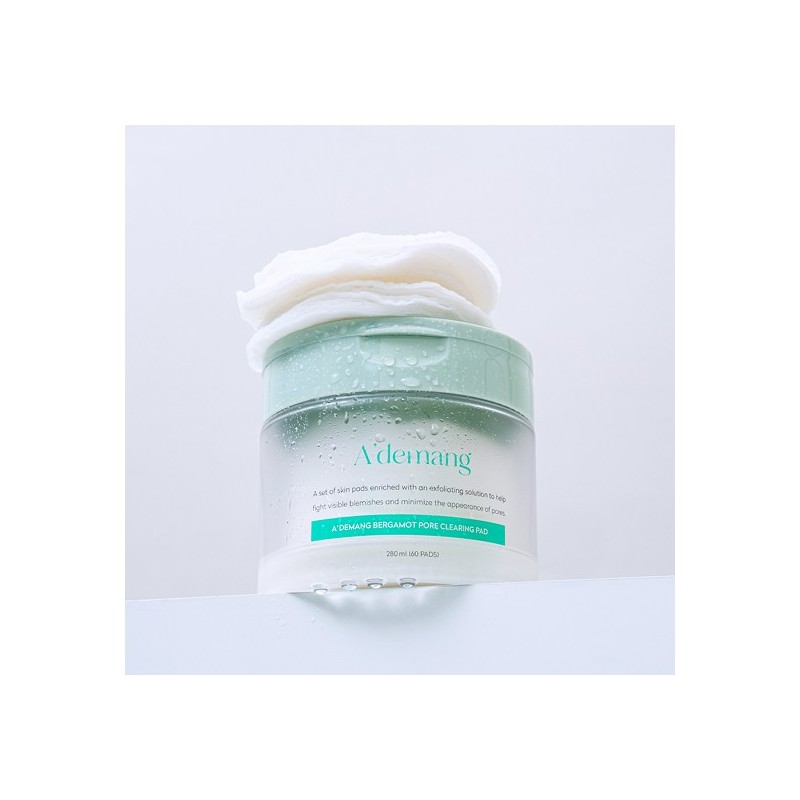 Adman Bergamot Pore Clearing Toner Pads 60 Sheets / 아드망