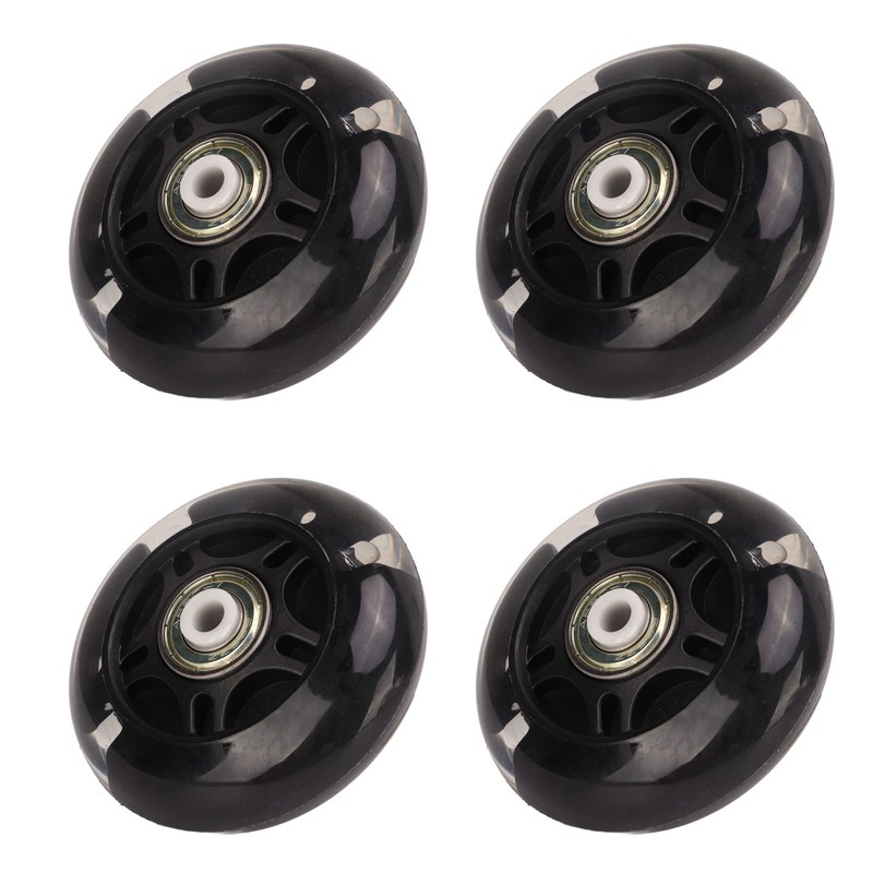 4 PCS Inline Skate Flash Wheel Roller Skate PU Wheels
