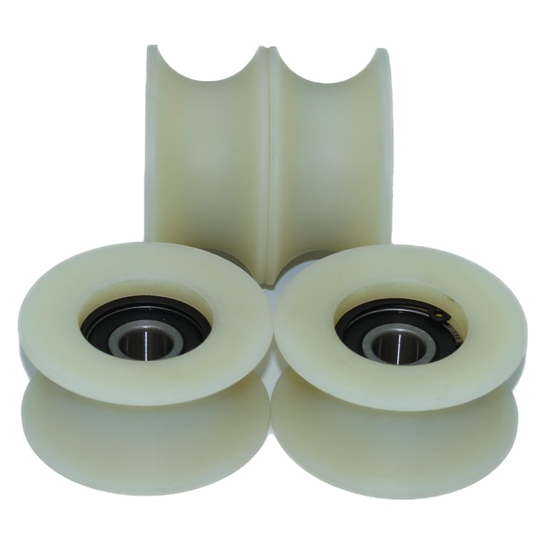 Smart Machines 4 x 60mm Diameter Nylon Pulleys Various Groove