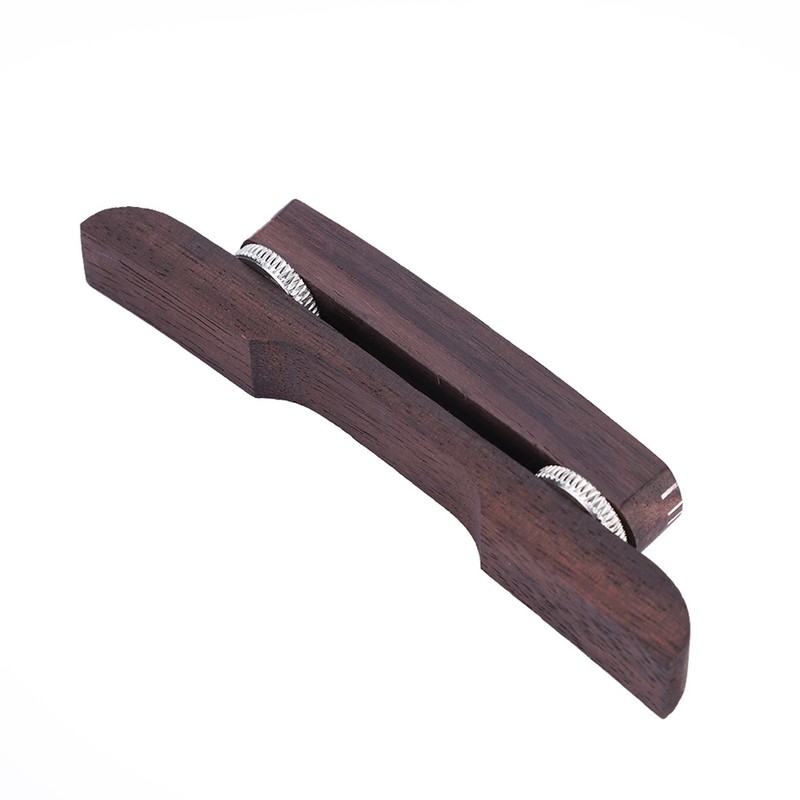 Durable Wood Rosewood Adjustable Bridge Repair Part Accessory for Mandolin
