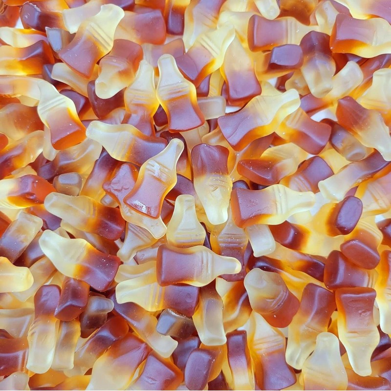 HARIBO Happy Cola, Soft & Chewy Gummi Candies, Bulk &