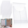 Tinlade 25 Pcs File Retention Jackets Clear Poly Letter Size