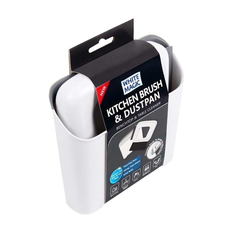 White Magic Kitchen Brush & Dustpan