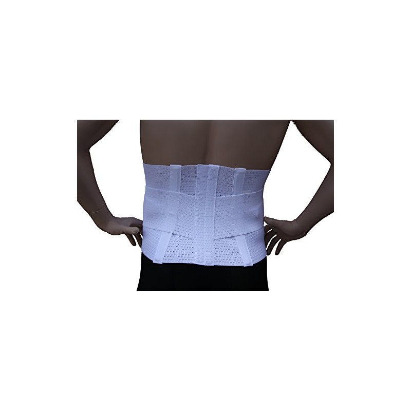 Alpha Medical 10" Vented Lumbosacral Support Elastic Back Brace for