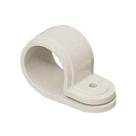 Mirai Industry KTF-28M PF Tube Saddle, Compatible PF Tube 28, Milky White (Price for 50 Pieces)