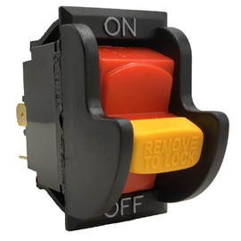SW7B On-Off Toggle Switch 2 Prong, Replacement for Delta Table Saw, Drill Press, Band Saw Compatible with Delta 489105-00, 1343758, Ryobi 46023, Porter Cable 438010170141